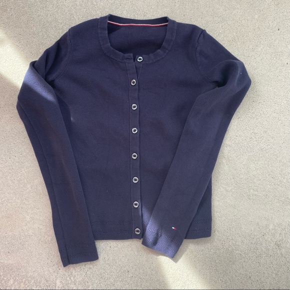 Tommy Hilfiger Round Neck Cardigan - Picture 1 of 5